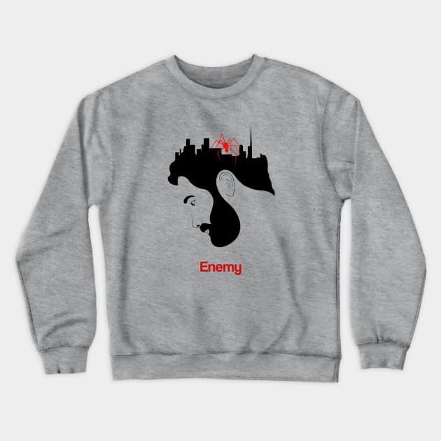 Enemy Minimal Movie Fan Art Denis Villeneuve Crewneck Sweatshirt by Rozbud